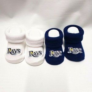 Tampa Bay Devil Rays 0-3 Months Baby Booties